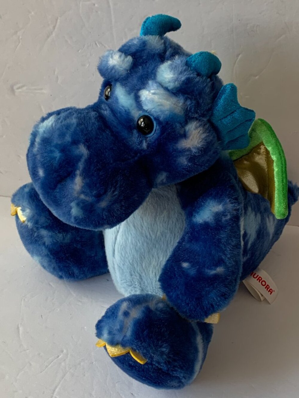 Aurora World Zorath Braveheart Blue Dragon Plush Stuffed Animal